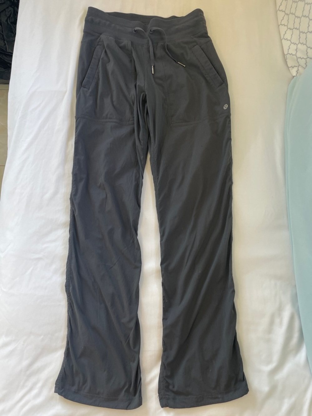 lululemon dance studio pants womens Charcoal Drawstring Joggers small 4
